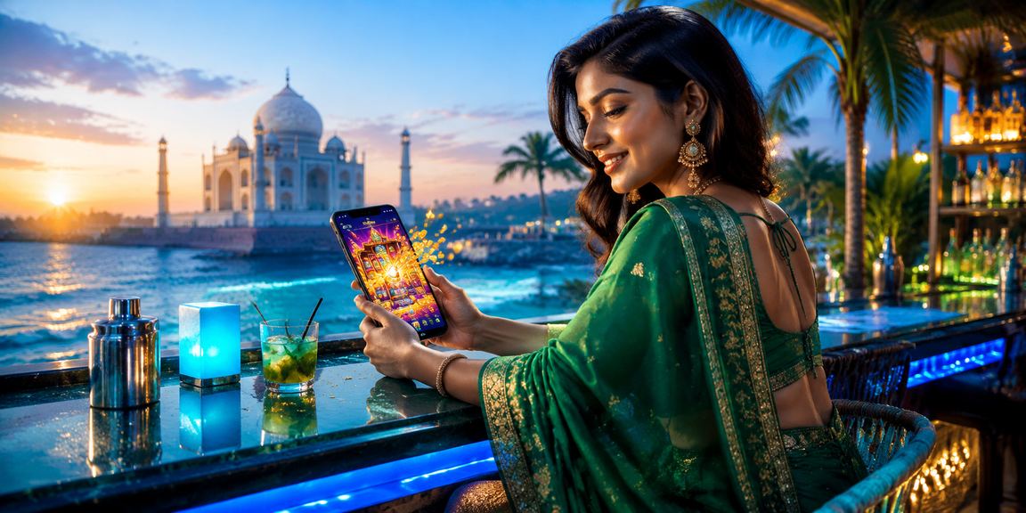 Indian card game setup with Teen Patti cards and chips